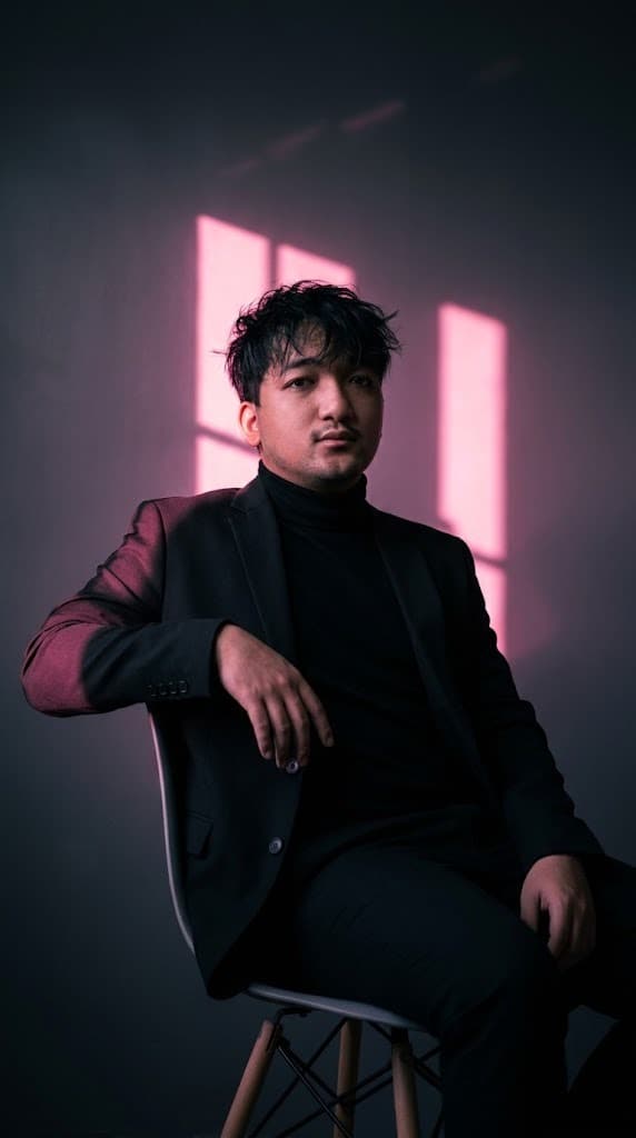 Christian Saguirre editorial portrait